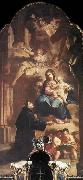 Kracker, Johann Lucas Appearance of the Virgin to St Anthony oil painting artist